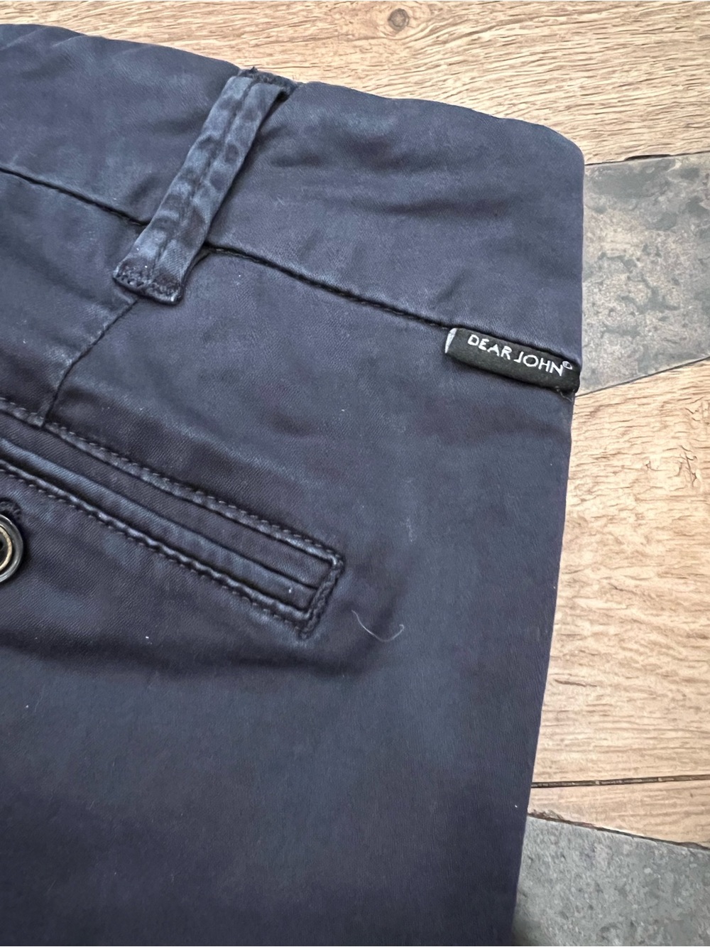Dear John Dark Navy Cuffed Women's Shorts - Picture 6 of 7